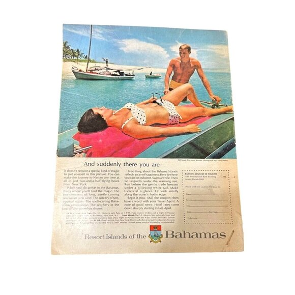 Mademoiselle Magazine March 1965 Spring Fashion Mod Era Condé Nast - Picture 2 of 10